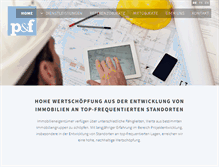 Tablet Screenshot of pfimmobilien.ch